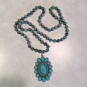 Faux Turquoise necklace